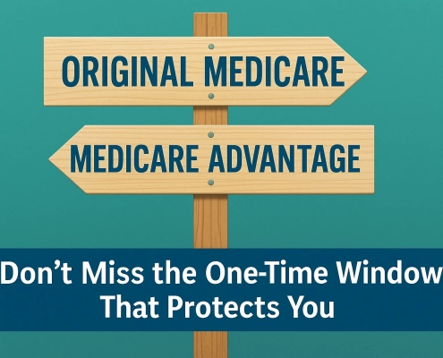 Illustration of Original Medicare vs Medicare Advantage